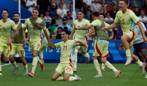 La impresionante celebración de España tras ganarle el oro a Francia en París