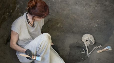 Hallazgo en Pompeya: Los cuerpos de un hombre y una mujer y su tesoro