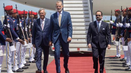 Felipe VI llega a Santo Domingo para la investidura de Abinader