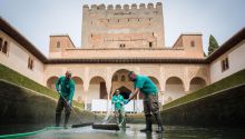 La Alhambra, un vergel monumental preparado para las olas de calor