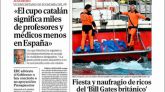 Las portadas de los periódicos de este jueves, 22 de agosto