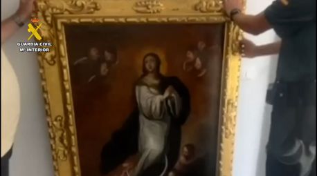 Recuperado un cuadro de la Inmaculada Concepción de la escuela sevillana del siglo XVIII