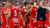 LaLiga. El Girona confirma su gran momento ante el Sevilla que vuelve al descenso