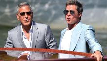 Brad Pitt y George Clooney exprimen su complicidad con la comedia Wolfs