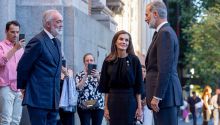 Felipe VI y Juan Carlos I coinciden de nuevo en un funeral en Madrid