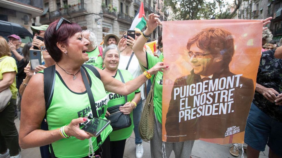 El separatismo toca fondo y tan sólo reúne a 60.000 personas en la Diada de Barcelona