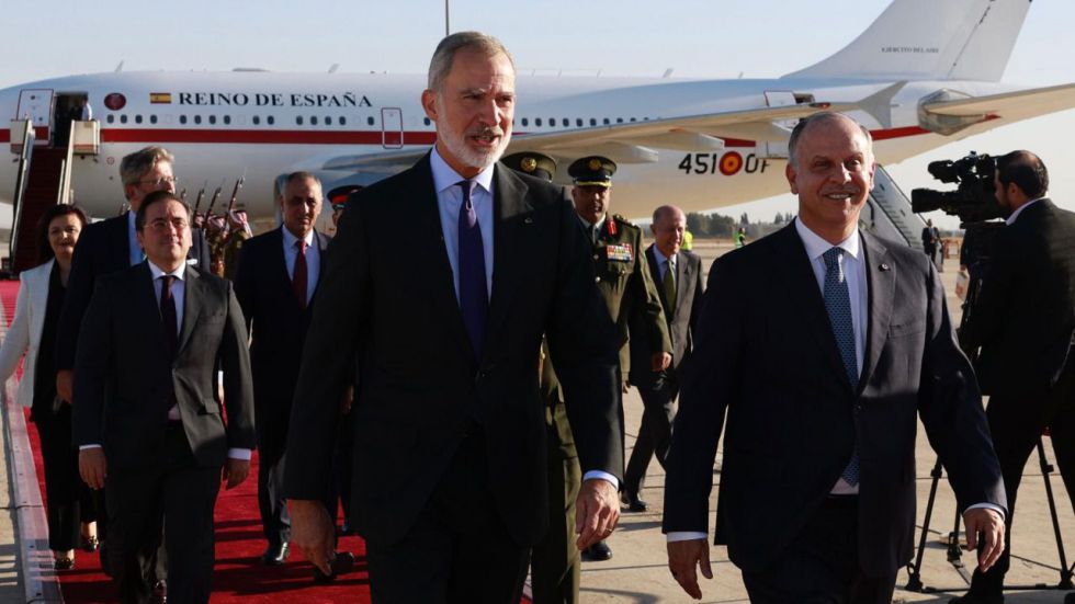 Felipe VI en Jordania: el conflicto en Oriente Medio 'debe acabar cuanto antes'