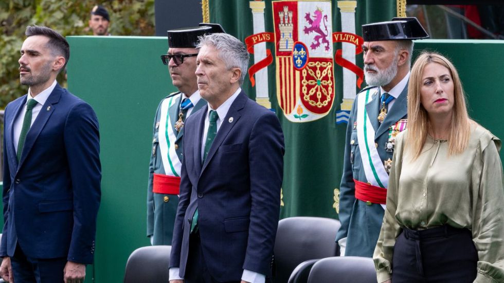 Tremenda pitada a Marlaska en la celebración de la patrona de la Guardia Civil