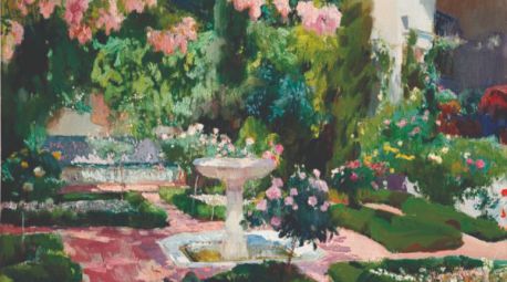 Cultura adquiere una de las últimas obras que pintó Sorolla en su casa de Madrid