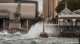 La borrasca Kirk ya azota España con vientos de hasta 205 kilómetros por hora