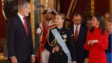 Recepción de los Reyes en el Palacio Real