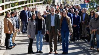 La familia real visita Sotres en el corazón de los Picos de Europa, pueblo ejemplar 2024