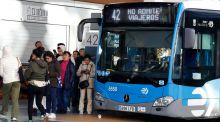 Segumiento masivo de la huelga de conductores de autobús, según UGT y CCOO