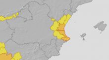 Aemet baja a naranja el aviso en el litoral de Valencia