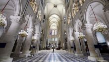 Primer vistazo a la Notre Dame restaurada: una catedral diáfana de muros blancos