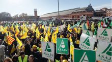 Miles de agricultores rechazan en Madrid el acuerdo UE-Mercosur