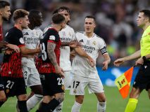 La tangana final en el Real Madrid - Mallorca con Asencio y Maffeo como protagonistas