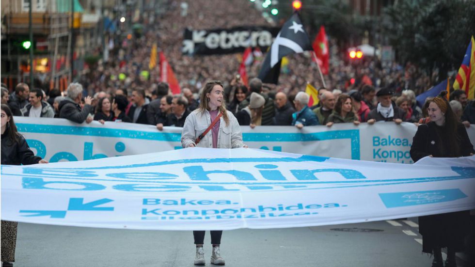 Los socios del Gobierno se manifiestan para la liberación de los presos de ETA