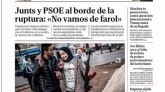 Las portadas de los periódicos de este miércoles