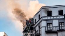 Dos fallecidos en un incendio en un edificio del centro de Santander