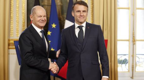 Macron y Scholz insisten en la unidad europea y en defender sus intereses ante Trump