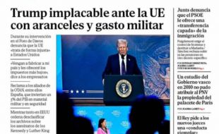 Las portadas de los periódicos de este viernes, 24 de enero