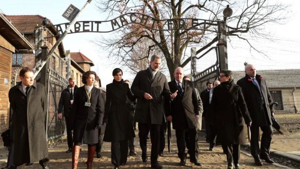 Los Reyes viajan a Auschwitz en el 80 aniversario de la liberación del campo