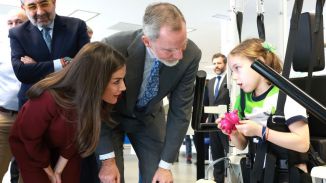 Los Reyes visitan el Hospital Nacional de Parapléjicos de Toledo
