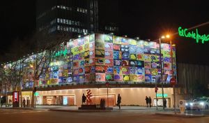 Luis Gordillo 'saca el arte a la calle' en El Corte Inglés de Serrano y Preciados