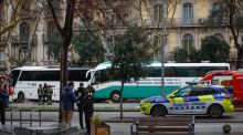 Un choque entre dos autocares en la Diagonal de Barcelona causa 51 heridos, cuatro críticos