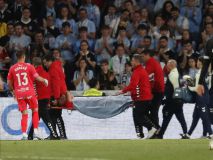 El tremendo golpe que le ha perforado el intestino a Cillessen, portero de Las Palmas