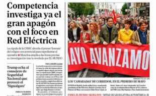 Las portadas de los periódicos de este viernes, 2 de mayo