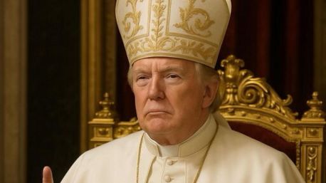 Arrecian las críticas a Trump en la Iglesia Católica por su imagen difrazado de Papa