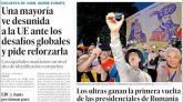 Las portadas de los periódicos de este lunes, 5 de mayo