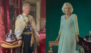 Carlos III y Camila desvelan sus retratos en el segundo aniversario de su coronación