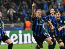 El autor del gol del Inter que sentenció al Barcelona se mareó al hacer esta celebración