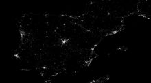 Así captaron tres satélites las últimas horas del apagón que dejó sin luz la península