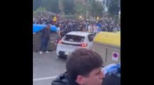 Una atropello masivo deja 16 heridos antes del derbi entre Espanyol y Barcelona