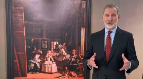 El Rey comenta Las Meninas en el canal de Instagram del Museo del Prado
