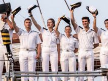 El Juan Sebastián Elcano llega a Nueva York con la Princesa Leonor