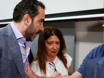 Aldama asalta a Leire Díez en su comparecencia pública: '¡Sinvergüenza! Ha mentido en todo'