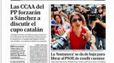 Las portadas de los periódicos de este miércoles