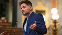 La pregunta de Rufián: ¿Dónde está el presidente del Gobierno en este momento?