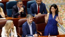 Ayuso tilda de 'basura' la política que hace el PSOE y retrata a Más Madrid: 'Amparan la corrupción de Estado'