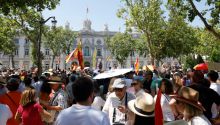 Jueces y fiscales salen a la calle para defender la independencia judicial frente a la reforma del Gobierno