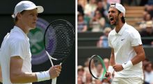 Wimbledon. Debut autoritario de Sinner y batacazo de Musetti