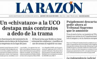 Las portadas de este jueves