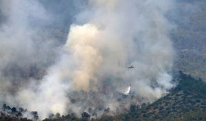 La UME aumenta su presencia hasta los 250 militares en el incendio de Tarragona