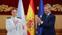 La Princesa Leonor recibe la Medalla de Oro de Galicia, 'tierra de acogida'