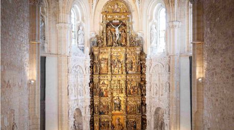 Concluye la restauración del retablo mayor del Monasterio de El Parral en Segovia